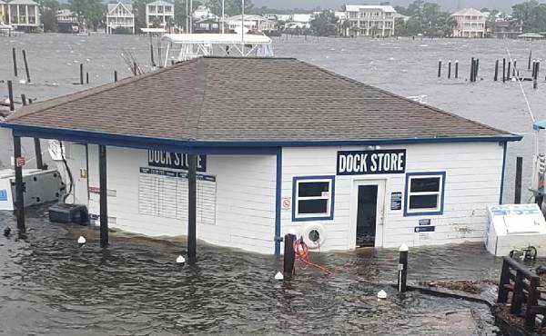 Hurricane Sally ripped through Zekes Landing Marina in Alabama leaving a trail of destruction.