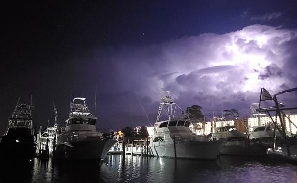 Hurricane Sally  heads directly  for Zekes Landing.