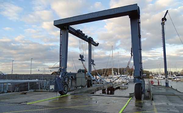 The wash-down system at Chichester Marina is being replicated at Noss-on-Dart.