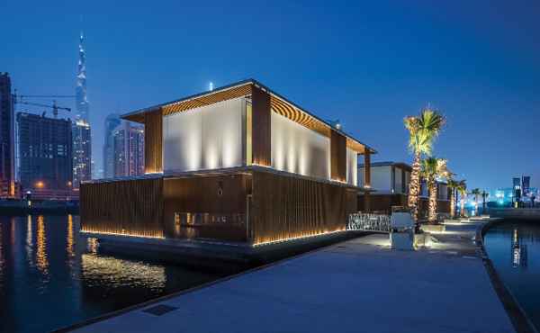 One of nine floating homes at Marasi Business Bay.