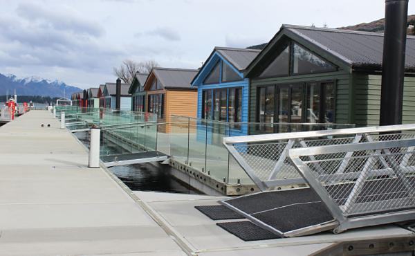 The marinas nostalgic array of floating sheds is one of its most striking features and is perfect for a wide range of commercial purposes.