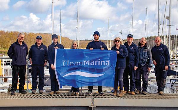 Harbour master Wendy Stowe and her team work hard to ensure Bucklers Hard is worthy of its new Clean Marina status.